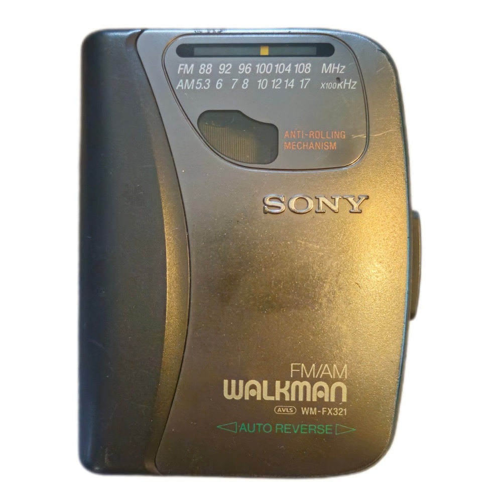 Sony Walkman AM/FM Radio Cassette Tape Player WM-FX321